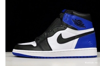 “FRAGMENT” ROYAL-WHITE AIR RETRO 1 SPORT MENS BLACK JORDAN 0731